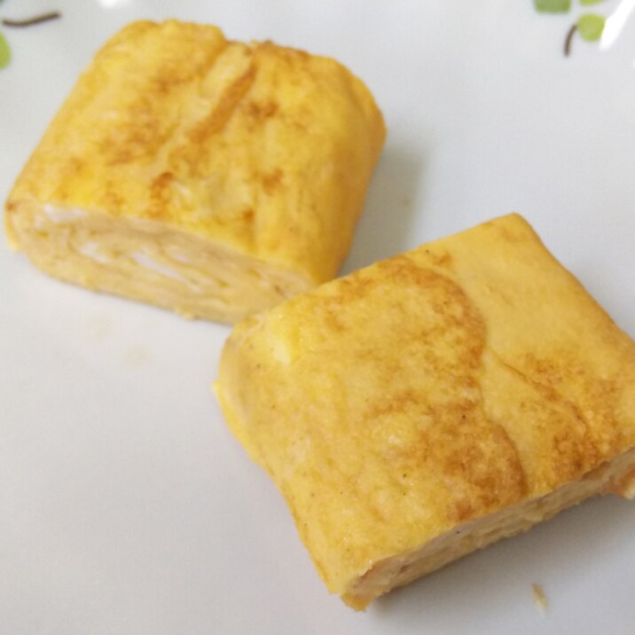 スリム卵焼き器で♪卵1個の卵焼き